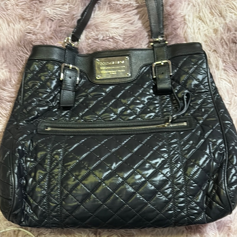 Dolce & Gabbana Black Quilted Shoulder Bag